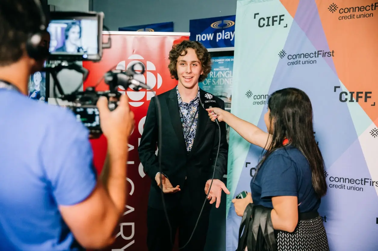 CBC interview - CIFF red carpet